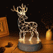 Deer, Totoro, Eiffel Tower 3D Illusion Lamp