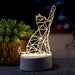 Deer, Totoro, Eiffel Tower 3D Illusion Lamp, Cat 😺