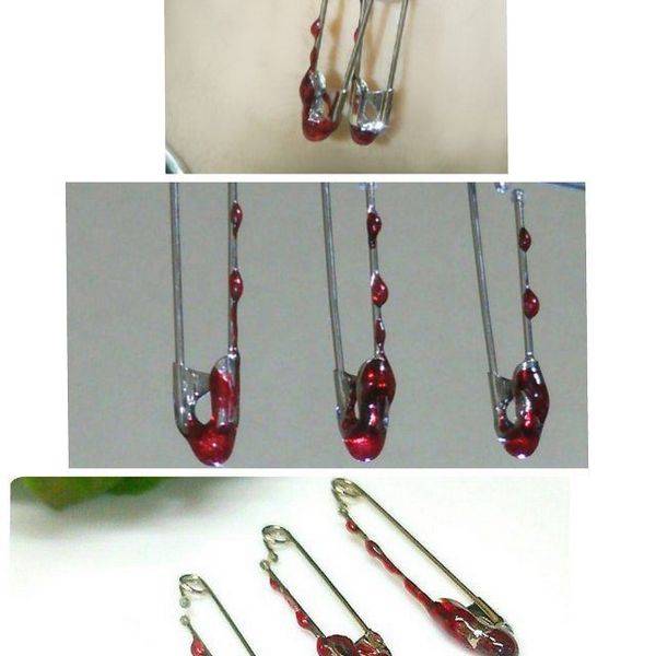 Dripping Blood Earrings