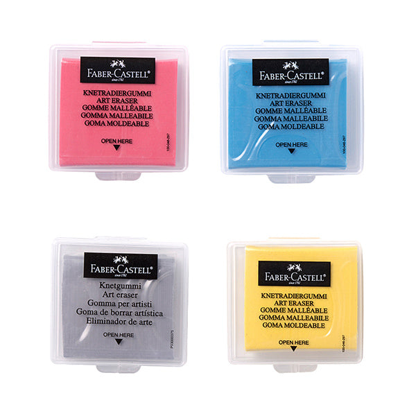 Faber- Castell Grey Kneaded Professional Artist Quality Erasers? Bulk Buy  Quantity 4 Erasers Per Order