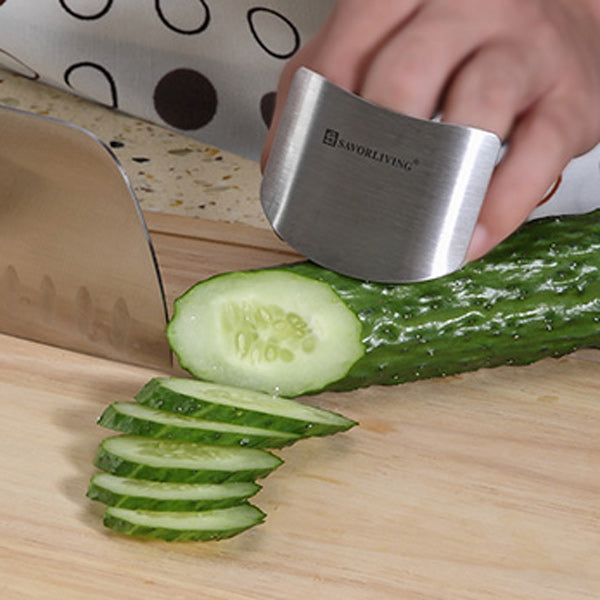 Stainless Steel Finger Guard Kitchen Cutting Vegetables Protector