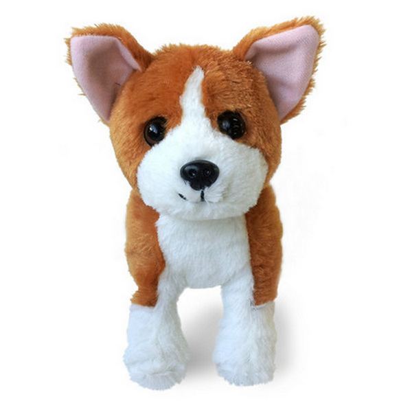 Furry Puppy Plush Toy, E. Corgi