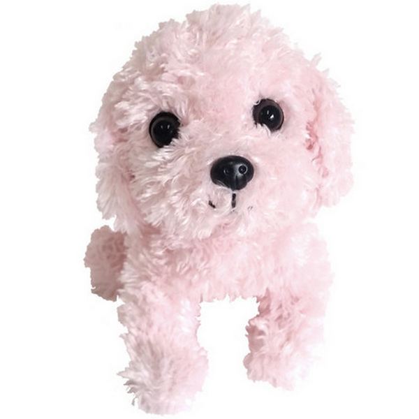 Furry Puppy Plush Toy, A. 🐩Poodle Pink