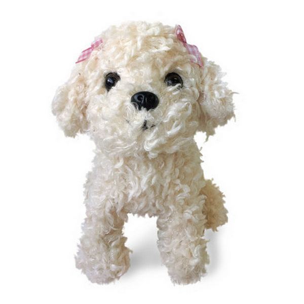 Furry Puppy Plush Toy, A. 🐩Poodle White