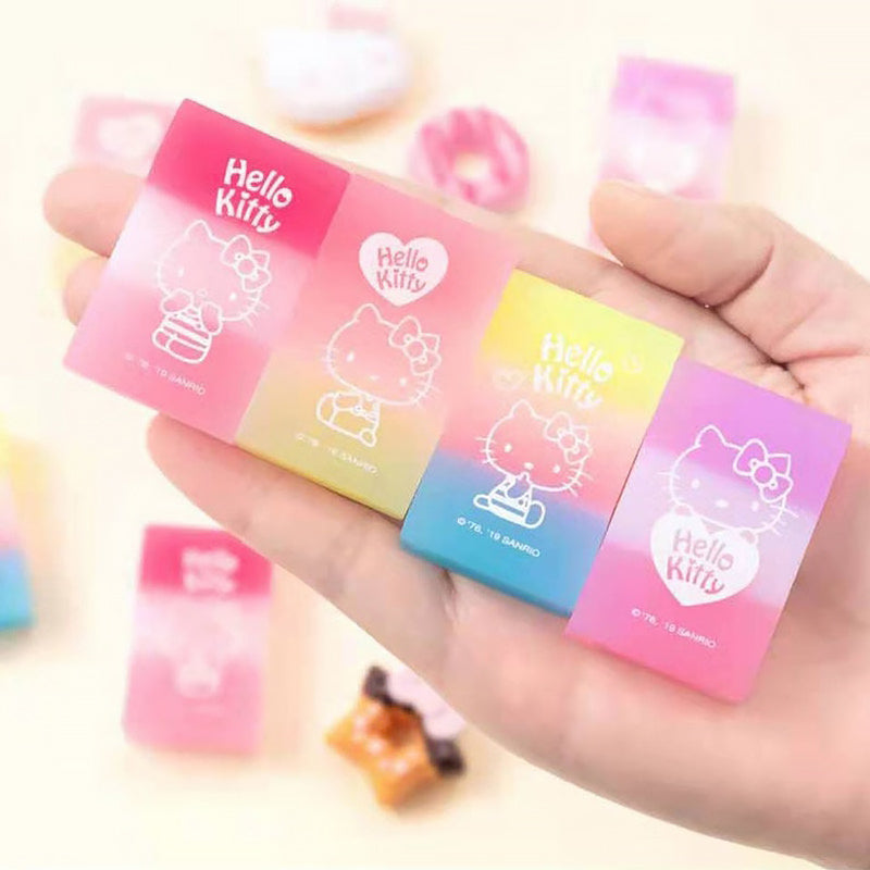 Hello Kitty Pencils And Erasers 