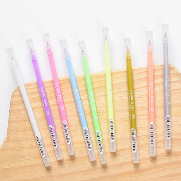 Highlight Gel Ink Pen 0.6mm 9/18 Colors Set