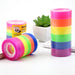 Invisible Matte Finish Colorful Highlighter Adhesive Tape 6 / 12 Pcs Set