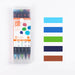 Akashiya Sai Watercolor Brush Pen 5 /20 Colors Set, Summer - 5 Colors Set