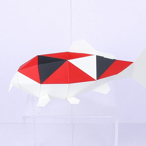 KAKUKAKU Tiny Papercraft Animal, Koi Carp