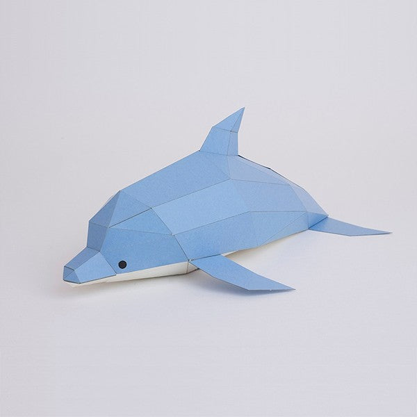 KAKUKAKU Tiny Papercraft Animal, Dolphin 🐬