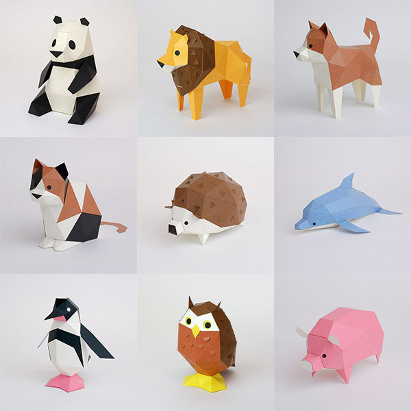 KAKUKAKU Tiny Papercraft Animal — A Lot Mall