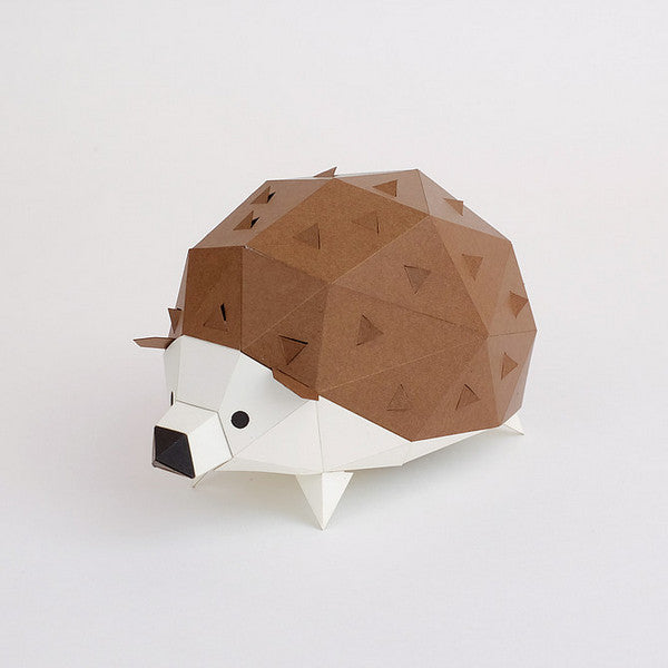 KAKUKAKU Tiny Papercraft Animal, Hedgehog
