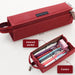 KOKUYO C2 Tray Type Pencil Case with Handle, Red