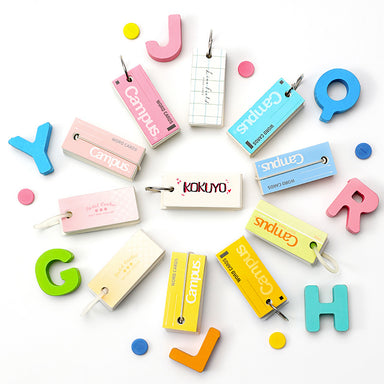 KOKUYO Campus Word Cards with Band / Ring