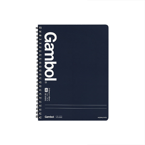 KOKUYO Gambol Spiral Bound Notebook (Grid/Lined/Blank) A7/A5/B5/A4, 50 Sheets, A5 / Lined