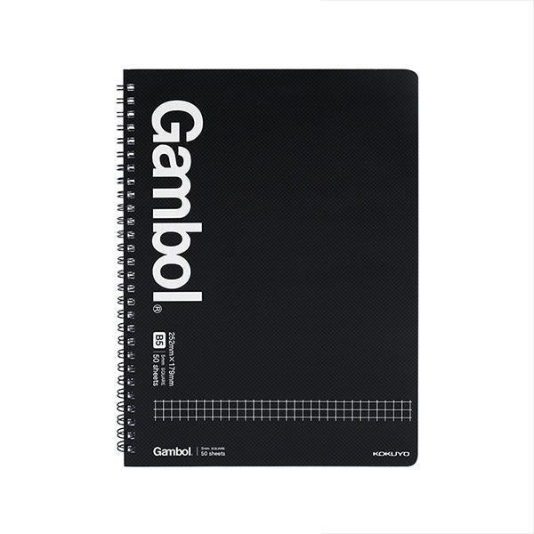 KOKUYO Gambol Spiral Bound Notebook (Grid/Lined/Blank) A7/A5/B5/A4, 50 Sheets, B5 / Grid