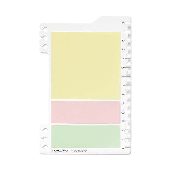 KOKUYO Loose Leaf Accessories Index Tab Sticky Pad, Note + 2 Index Tabs (Type 1)