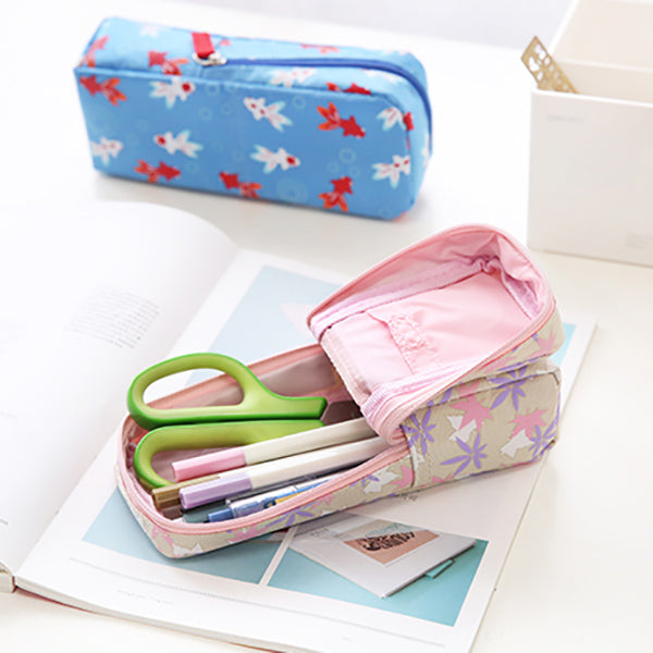 2023 New KOKUYO Pencil Case HACO-HACO Japanese Stationery School Supplies  Storage Bag