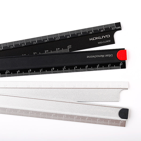 KOKUYO Urban Monochrome Alumite Foldable Ruler 15-30cm