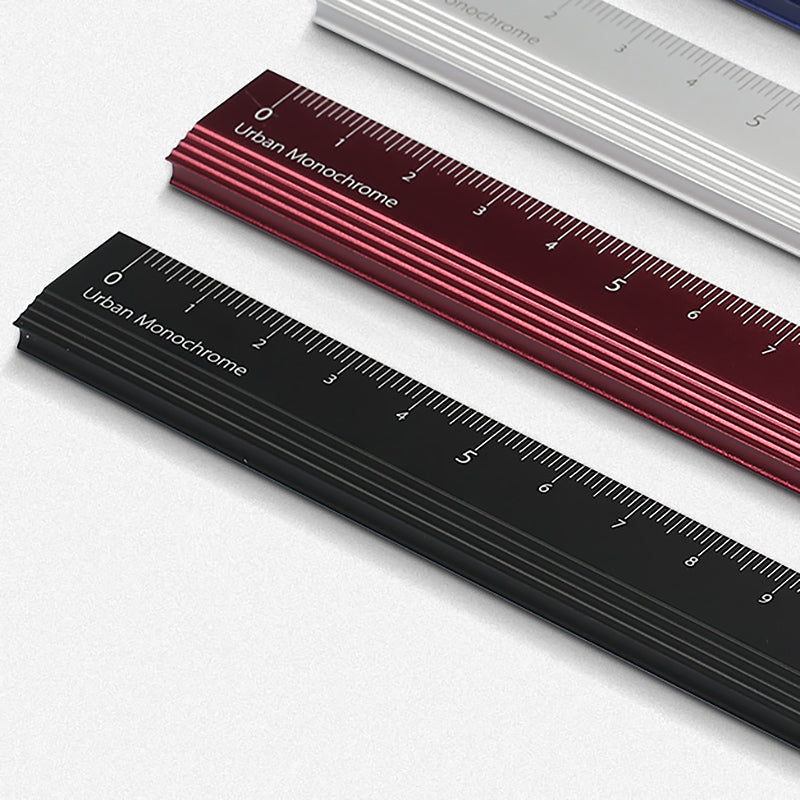KOKUYO Urban Monochrome Alumite Foldable/Straight Ruler 15-30cm