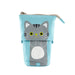 Kawaii Animal Stand-Up Foldable Pencil Case, 🐱Gray Cat