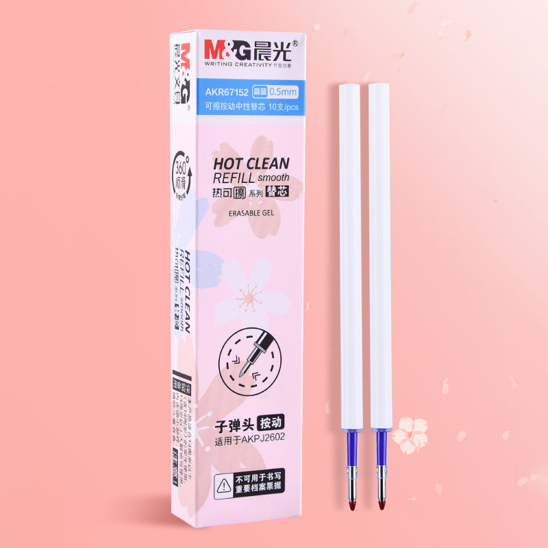 Kawaii Cherry Sakura Erasable Gel Pen Set / Refill, Refill Blue