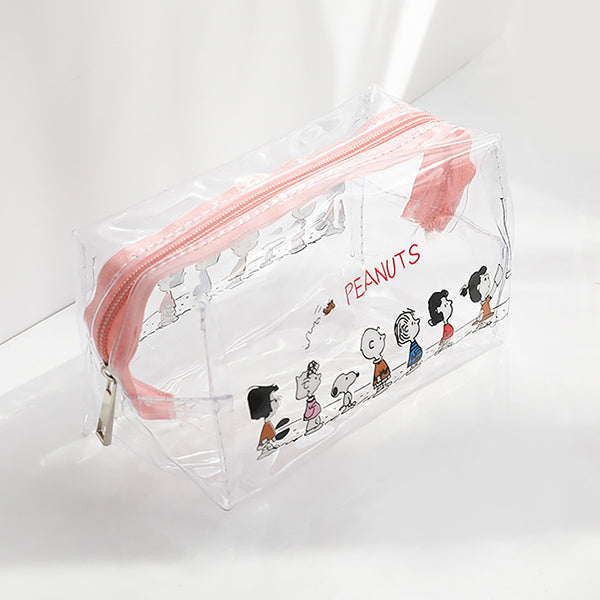 Kawaii Clear Transparent Pencil Pouch, Snoopy (Pattern 5)