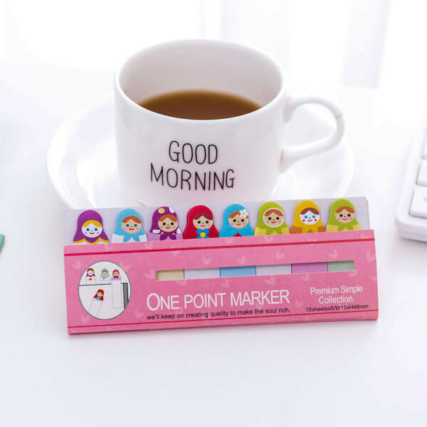 Kawaii Colorful Animal Bookmarks Paper Sticky Notes, NO 1