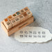 Kawaii Daily Planner Wooden Stamp Set, Week Days