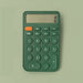 Kawaii Solar Dual Power Calculator, Green