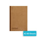 KOKUYO Gambol Lined Kraft Paper Cover Notebook Pack, A5 / 80 Sheet