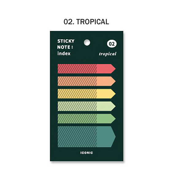 Korea ICONIC Pastel Color Index Tab, Tropical