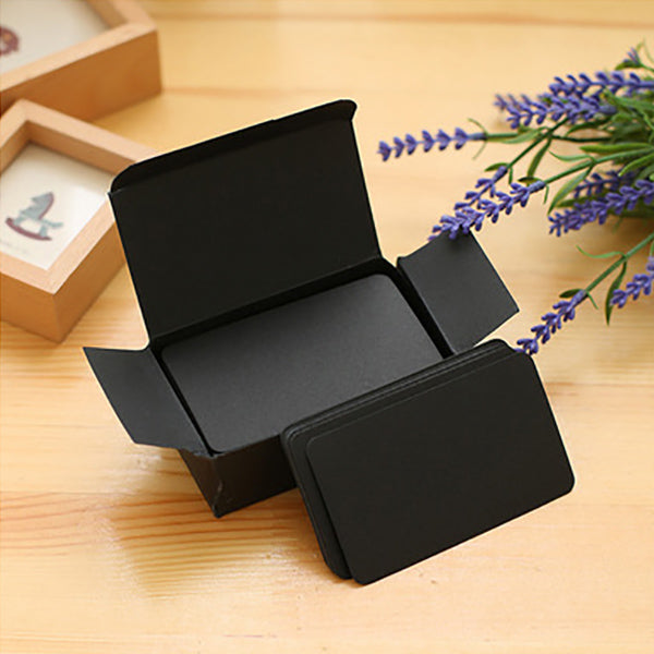 Kraft Paper Blank Flash Memo Card Box 100 Sheets