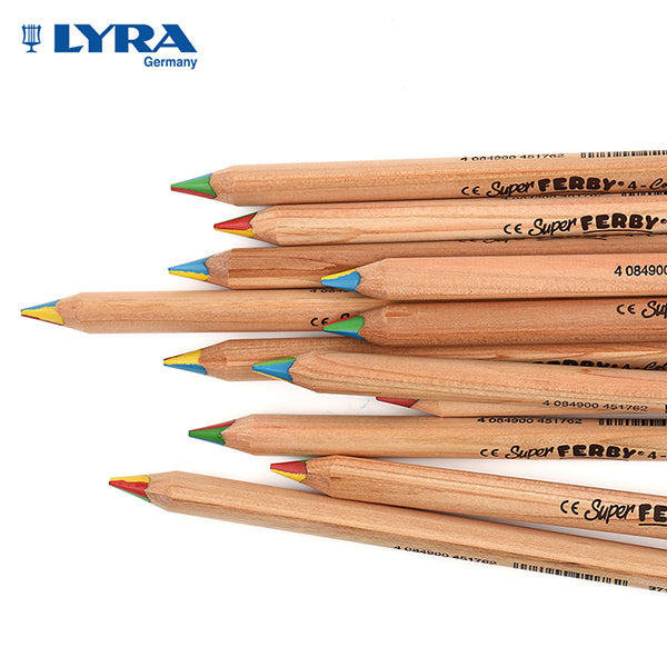 LYRA Super FERBY 4 Color Triangular Pencil