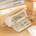 Large Stationery Organizer Pencil Case, Pastel Pink (Nylon) (New)