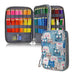 Large Capacity 192 Slots Multi-Layers Zipper Pen Organizer Bag for Artist, Cat (Type 2)