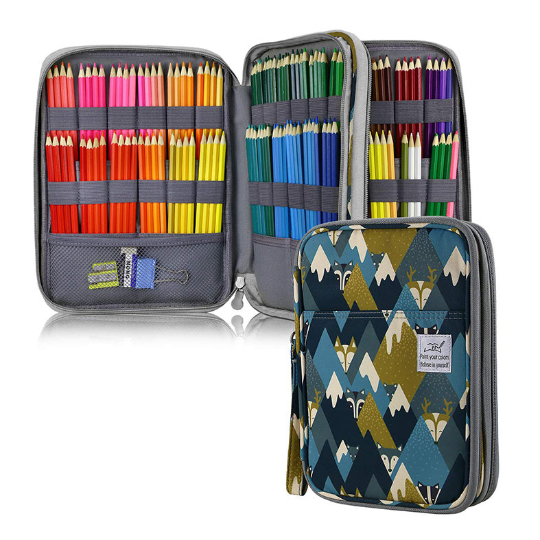 Large Pencil Storage Case - Holds 240+ Colored Pencils, Pencil Bag Com –  PAIYULE