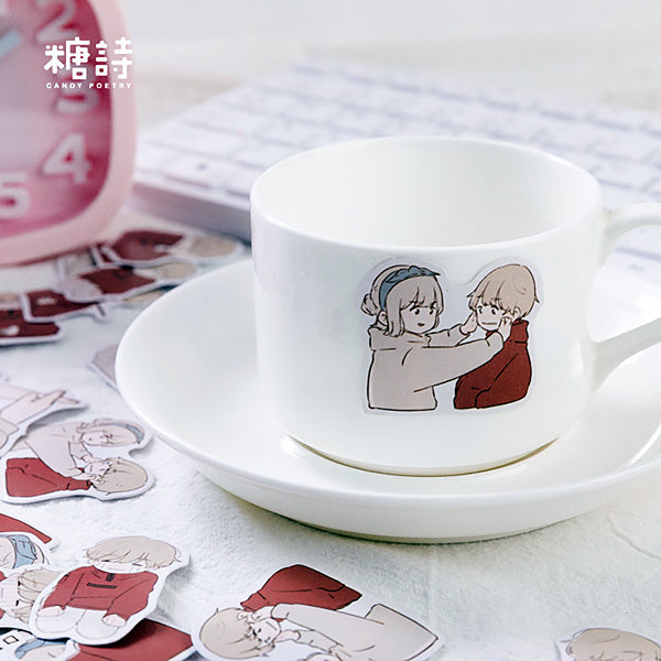 Love Diary Japanese Cartoon Stickers