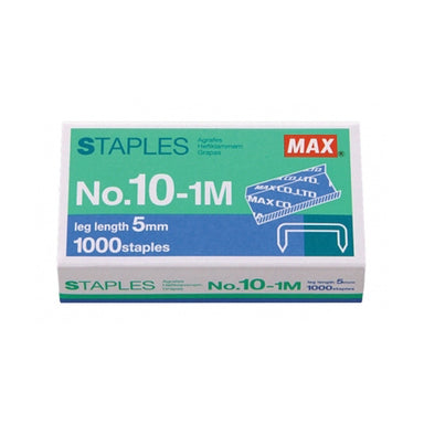 Max Staples No.10-1M / No.11-1M, 1000 Pcs