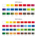 MeiLiang Watercolor Colors Paint  24/36 Set with Box