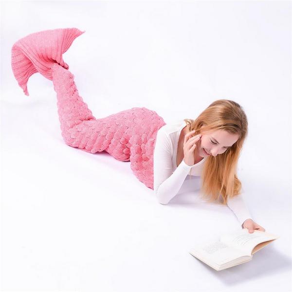 Mermaid Tail Blanket (for adult)