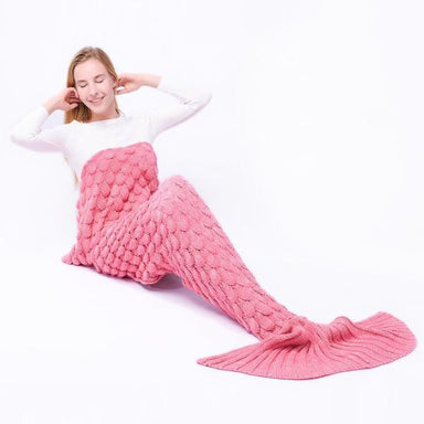 Mermaid Tail Blanket (for adult), Pink