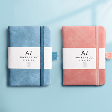 Mini Pocket Hardcover Lined, A7/A6 Notebook 2 Pack, A7 (2 Pack)