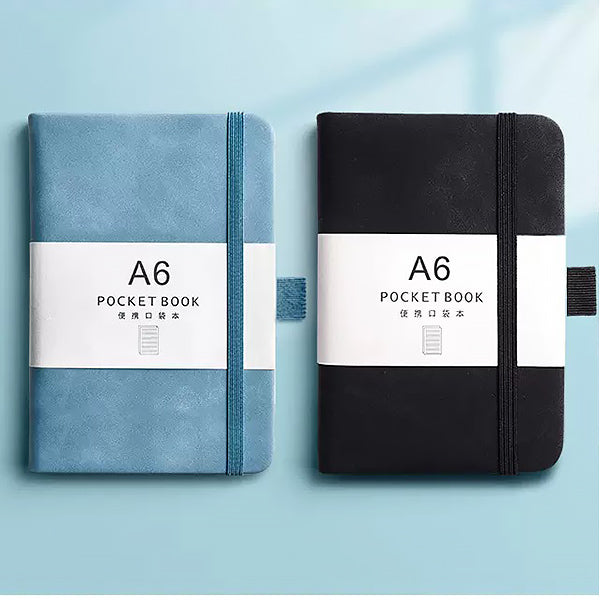Mini Pocket Hardcover Lined, A7/A6 Notebook 2 Pack — A Lot Mall 