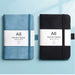 Mini Pocket Hardcover Lined, A7/A6 Notebook 2 Pack, A6 (2 Pack) / Blue and Black