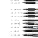 Mitsubishi Uni-ball Signo UM-151 Gel Pen 0.5mm Black
