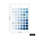 Morandi Color Polka Dot Sticker 3 Pcs Packs, Winter (3Pcs)