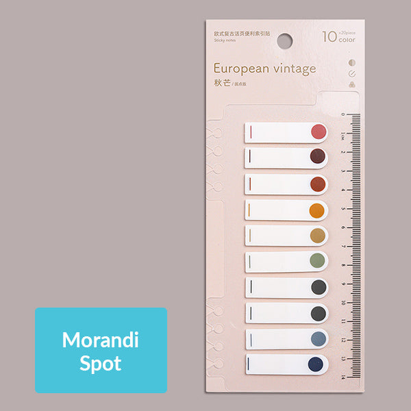 Morandi and Pastel Colors Index Tab, Morandi Spot