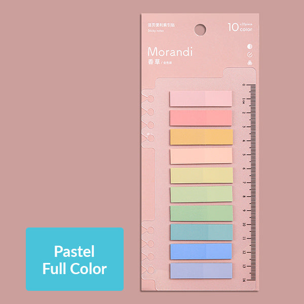 Morandi and Pastel Colors Index Tab, Pastel Full Color