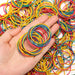 Multicolor Rubber Bands Pack 1.3lb / 0.65lb, 4cm
